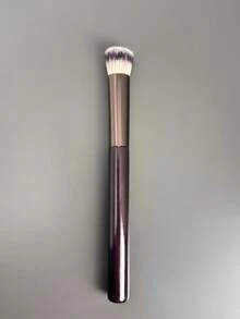 1pc #19 Oval Concealer Brush, High Quality Super Fine Bristles, Soft Polyester Fibers, Low Allergenicity, Seamless Coverage, Suitable For All Skin Types - Rose Gold - View 6