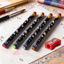 Set de 5 piezas Lápiz de cera con rhinestones y sacapuntas, kit de arte de uñas, bolígrafo de rhinestones de 4 colores, accesorios de rhinestones para arte de uñas, bolígrafo con rhinestones adhesivos, aplicador de rhinestones para uñas, set de rhinestones - Multicolor - Ver 6