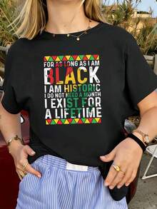 Women T-Shirts - Black - View 1