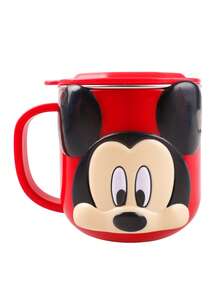 Disney 1个260毫升迪士尼3D卡通不锈钢冷热两用杯，家用/办公饮具，可拆卸不锈钢内胆，可重复使用防烫咖啡/牛奶/水杯，可用洗碗机清洗，是派对、生日、返校、婚礼、节日的理想礼物 - 彩色 - 查看 10