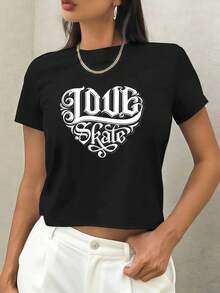 Women T-Shirts - Black - View 1