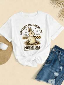 Dam-T-shirts - Vitt - Visa 2