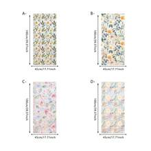 1/4pcs Rainbow Flower Static Cling Window Film, Holographic Privacy Window Sticker, Removable Floral Decorative Window Film, Suitable For Home Balcony Living Room - Multicolor - View 16