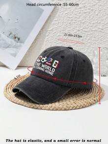 1pc Women's Cute Bee Print Personalized Outdoor Sports Washed Vintage Adjustable Bee Casual Cute Polyester Printed Beach Soft Top Baseball Cap, Suitable For Spring, Summer, Autumn And Winter - Multicolor - View 9