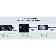 Portable Power Bank 20000mAh, 35W Portable Charger, Battery Pack Fast Charging, PD3.0 QC4.0 Phone Battery Pack With LED Display For Phone 16 15 14, Galaxy, Tablet, Switch, EtcoutdoorPower Display - Black - View 8