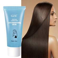 Kem duỗi tóc GZE Keratin & Collagen, phù hợp cho tóc xoăn và tóc xơ rối, phục hồi và làm mượt tóc. - 60g - Xem 2