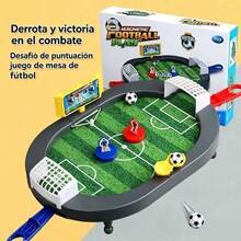 Juego de mesa de fútbol magnético doble, juego de mesa de inteligencia infantil - Negro - Ver 4