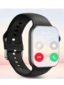 Reloj inteligente deportivo para exteriores con pantalla táctil completa de 2.01", Body de metal, compatible con llamadas y mensajes inalámbricos, podómetro, rastreador de actividad física, regalo para mujeres y hombres, compatible con Android e iOS - Ver 9