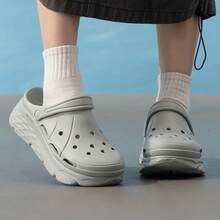 Skechers Dép xăng đan mùa hè dành cho nữ, đế dày, thoáng khí, chống trượt, mũi kín, thích hợp đi biển. - Màu Xám nhạt - Xem 4