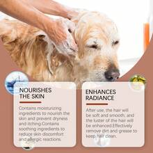 Coconut Deodorizing Deep Cleansing Dog Shampoo, Strong Odor Control, Suitable For Puppies And Cats, Natural Coconut Fragrance, PH Balanced - Multicolor - View 5
