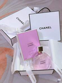 CHANCE EAU TENDRE Eau De Parfum 3.4OZ/100ML, Women's Perfume EDP Fragrance Long-Lasting Girlfriend Wife Mother Friend Birthday Graduation Party Travel Camping Outdoors School Campus Trip Festivals Anniversary, Gift Valentine's Day Halloween Thanksgiving Christmas New Year's Day - 花卉印花 - 查看 3