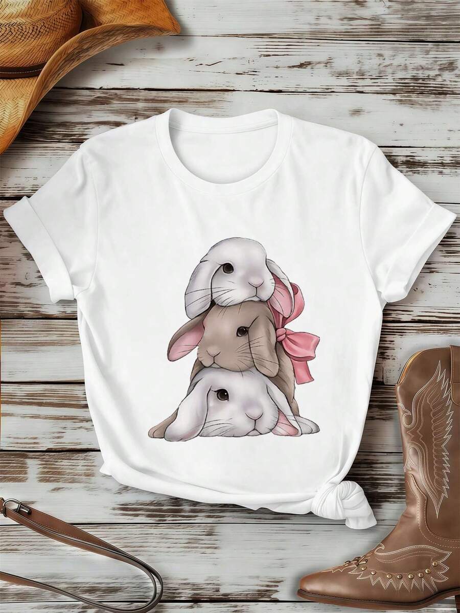 Women T-Shirts - White - View 1