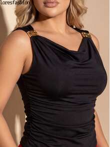 Women Blouses & Shirts - Black - View 3