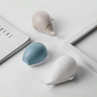 3pcs/Set Random Color Cute Whale Shaped Cleaning Brush. This Small And Adorable Cleaning Tool Is Both Cute And Practical, Suitable For Cleaning Kitchen, Tableware, And Various Other Cleaning Needs. It Can Also Be Used As A Daily Decorative Item. A Multi-Purpose Household Cleaning Tool Applicable To Different Cleaning Scenarios.