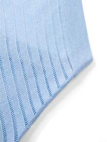 Robe longue en tricot de couleur unie pour femmes Vuslat, convenant pour les trajets quotidiens, les fêtes, les vacances, les voyages, les vacances décontractées - Bleu ciel - Voir 9
