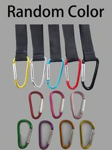2/4pcs Random Color Multi-Function Auxiliary Hanging Hooks, Suitable For Strollers, Shopping Carts, Bicycles, Camping And Other Occasions To Hang Diapers, Tissues And Essentials - Multicolor - View 11