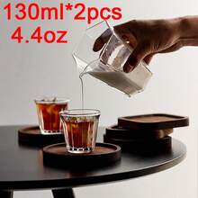 Cốc cappuccino 90/130/150/200ml, thích hợp cho sử dụng tại nhà và trong kinh doanh. - trong suốt - Xem 8