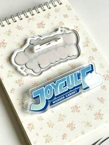 1/5pcs Customized Photo Acrylic Brooch, Personalized Image Lapel Pin, Transparent Acrylic Name Tag, Cute Souvenir, Backpack Decoration - Multicolor - View 3