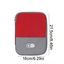 A Portable First Aid Kit Pouch | Large Capacity Emergency Kit Bag With Cross Emblem, Durable, Travel-Friendly Medicine Storage Organizer, Zipper Closure, Available In Multiple Colors - Multicolor - View 10