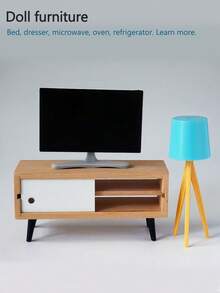 Muebles y decoración para casa de muñecas, adecuados para decorar habitaciones, TV, cama, armario, tocador, sofá y talla grande! - Multicolor - Ver 3