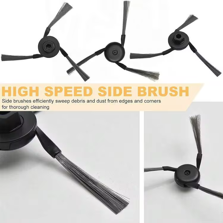 Accessories For Dreame X50 Ultra/L50 Ultra/L40S Vacuum Cleaner: Main Brush, Filter Net, Mop Cloth, Side Brush - View 5