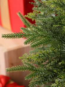 Artificial Christmas Cedar Tree With Ground Stake, Traditional Cedar Pine Cone Ground Stake, UV-Resistant Artificial Cedar Tree, Artificial Plants And Shrubs For Indoor And Outdoor Porch And Garden. Christmas Decoration, Artificial Plants (Boxed Packaging). - Multicolor - View 8