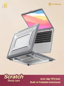 Ốp lưng D8, ốp lưng PC TPU, ốp laptop nữ dễ thương, bảo vệ mỏng nhẹ, chống trầy xước, chống bám vân tay, trong suốt mờ, kiểu dáng thời trang, tương thích với MacBook Air 13 13.6 inch, M1 M2 M3 Air Case, A2681 A3113 A2337 A1932 A1466. - Xem 11