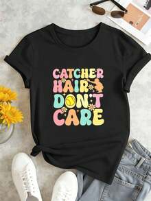 Women T-Shirts - Black - View 2