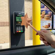 1 chiếc đũa phép thanh toán thẻ tín dụng in 3D, đũa phép thanh toán thần tiên, giá đỡ thẻ thanh toán ánh sao, quà tặng độc đáo sáng tạo (Dài 37cm) - nhiều màu - Xem 10