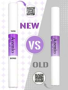 Azenlo 120pcs/Set Individual Cluster False Eyelashes, DIY Eyelash Extension 10-16mm, Thick & Long Fake Lashes, Ultra-Fine Lash Band, Reusable, Soft & Comfortable, C-Curl Eyelash Set - White - View 3