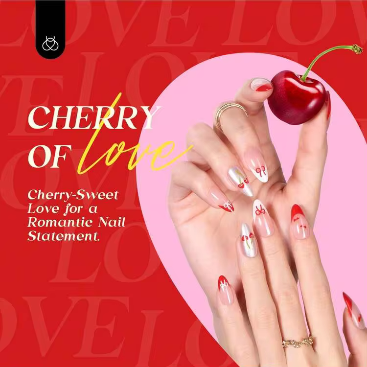 BEETLES 30pcs/Set 15 Sizes Medium Almond Shape Nail Stickers, Pink Ombre Color Nail Art Decals, Fashionable Nail Extension DIY Manicure Gift Suitable For Women Nails - 30pcs 15Sizes Medium Almond - View 3