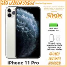 (95 New) Apple IPhone 11 Pro, Silver, Dual SIM, Dual Standby, Battery Health Over 70%, Free Charging Cable Or Screen Protector, Used - Very Good - Silver - View 2