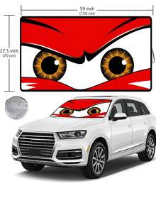 Universal Car Front Window Sun Visor, Sunshade Protects Interior, Windshield Sunshade - Car Sun Visor Windshield, Reflective Sun Visor Provides Ultimate Protection For The Interior - A - View 13