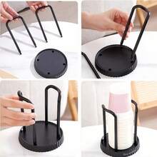1pc Adjustable Plastic Cup Holder, Multi-Function Paper Cup Organizer, Saves Kitchen Counter Space, Coffee/Tea Cup Holder For 3-7oz Disposable Cups, Suitable For Bathroom, Coffee Station, Office Desk, Dining Table, Practical Home Organization Tool, Perfect Gift For Birthday Party, Graduation Party, Wedding, Housewarming - One Size Fits All - View 10