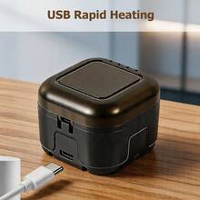 Bộ làm nóng sáp chuyên nghiệp, bộ dụng cụ tẩy lông, làm nóng nhanh bằng USB, máy làm nóng sáp mini cho mũi và tai, thích hợp cho mũi, tai, mặt, lông mày, môi, dùng tại nhà và khi đi du lịch. - Nhiều màu - Xem 5