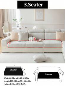 1 tấm bọc ghế sofa co giãn, chống trượt, phủ toàn bộ bề mặt ghế, phù hợp cho mọi mùa, bọc ghế sofa bằng vải, có thể giặt máy, chống bụi, thân thiện với thú cưng, trang trí cho phòng ngủ, văn phòng, phòng khách, phù hợp với ghế sofa 1-4 chỗ và ghế sofa hình chữ L. - Màu Xám nhạt - Xem 14