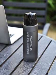 1pc 780ml Outdoor Portable Sports Water Bottle - Multicolor - View 9
