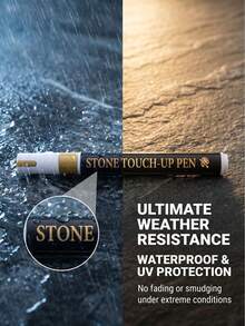 1pc Epitaph Stone Repair Pen, For Touching Up, Writing, Waterproof, Fade-Resistant, Suitable For Engraving On All Stone Surfaces Such As Tombstones, Monuments, Stone Sculptures And More (Multiple Colors Available) - Touch-up Paint Pen - View 6