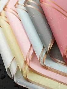 20 hojas/paquete Papel de envoltura impermeable para ramos, adecuado para manualidades DIY, suministros florales, embalaje de regalos de boda, cumpleaños, embalaje de ramos, arreglos florales DIY, Día de la Madre, cumpleaños, boda, ceremonia de graduación y aniversario - multicolor - Ver 8