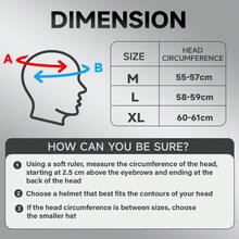 New 2025 Motocross Helme For Men Women Motorcycle Helmet Four Season Motorcycle Bicycle Riding Helmet - M - 查看 3