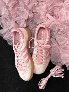 Adidas Handball Spezial Wonder Quartz/Mauve Women's JR3645 - Coral Pink - View 1