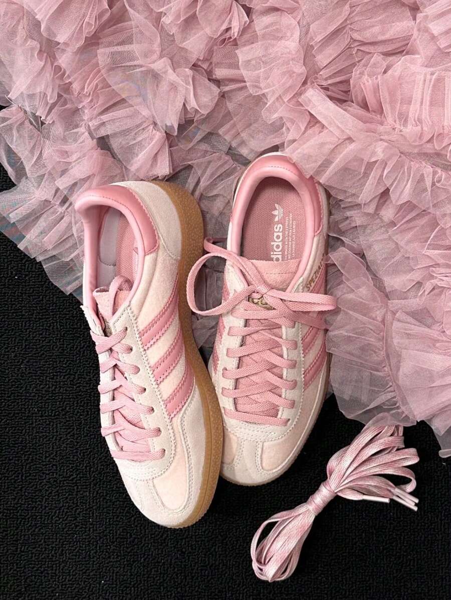 Adidas Handball Spezial Wonder Quartz/Mauve Women's JR3645 - Coral Pink - View 1