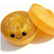 4 Pack Dumpling Squishies,Glitter Dumpling Squishy ,Anxiety Relief Fidget, Soft Squeeze Decompression Dough(4pcs Dumpling+Steamer Box4) - Nhiều màu - Xem 16