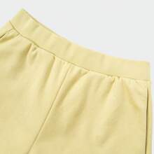 Adidas Spring/Autumn Sports Shorts, Unisex Thermal Lined Loose Fit Training Casual Straight Leg Shorts IN7700 - Gold/Yellow - View 3