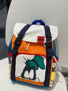 Mochila con cordón de alta calidad y diseño de dibujos animados lindos y de moda para niñas - Multicolor - Ver 1