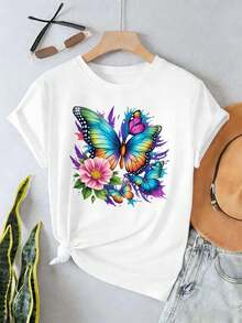 Women T-Shirts - White - View 2