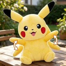 Miniso Pokémon Pikachu/Rowlet/Charmander/Piplup Cheerful Doll,Embroidery Details & Smooth Edges, Lightweight & Portable, Great For Daily Companion, Travel & Surprise Gift Giving(1 PC) - Multicolor - View 6