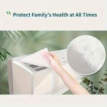 10pcs Adjustable Air Conditioner Filters - Household Appliance Air Inlet Dust Filter: Suitable For Wall-Mounted AC, Living Room And Bedroom | Absorb Dust And Prevent Kitchen Oil Pollution | Fresh Air Protection Cover - Full Coverage - View 7