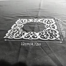 1个创意蕾丝边金属切割模具，适用于剪贴簿和手工制作，DIY压花模板，手工卡片和礼品卡制作工具 - A - 查看 7
