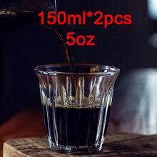 Cốc cappuccino 90/130/150/200ml, thích hợp cho sử dụng tại nhà và trong kinh doanh. - trong suốt - Xem 6